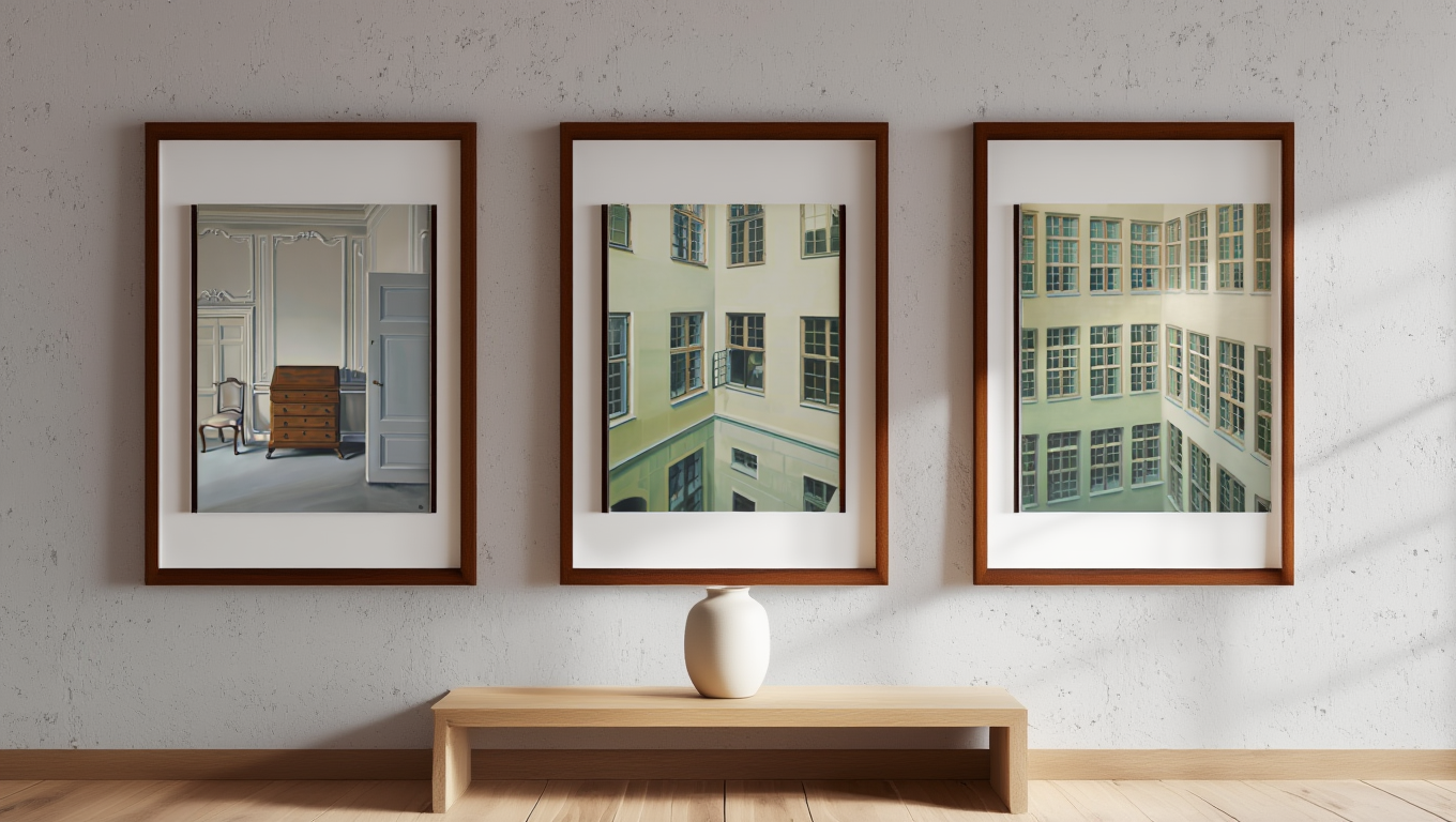 Hammershøi Scandinavian Calm – 3 Prints Mix & Match