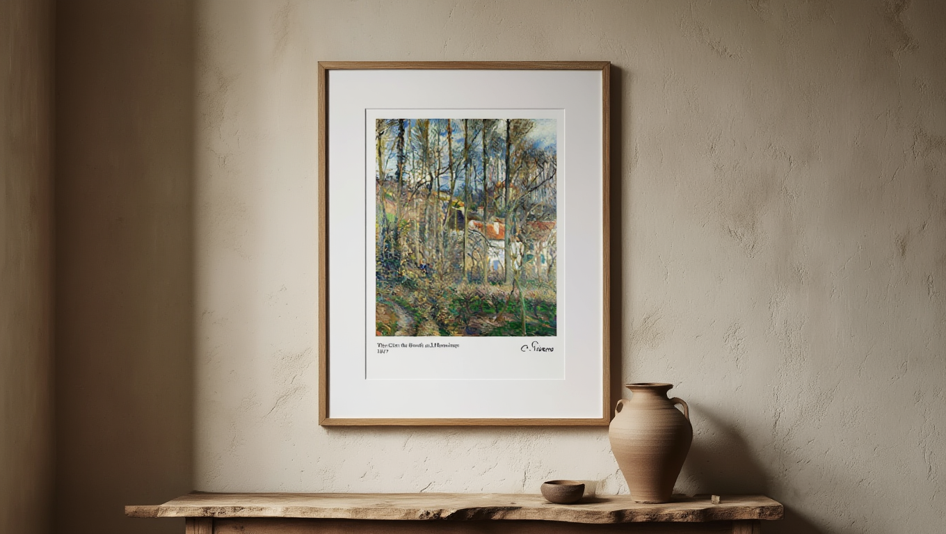 Camille Pissarro - The Côte des Boeufs at L'Hermitage