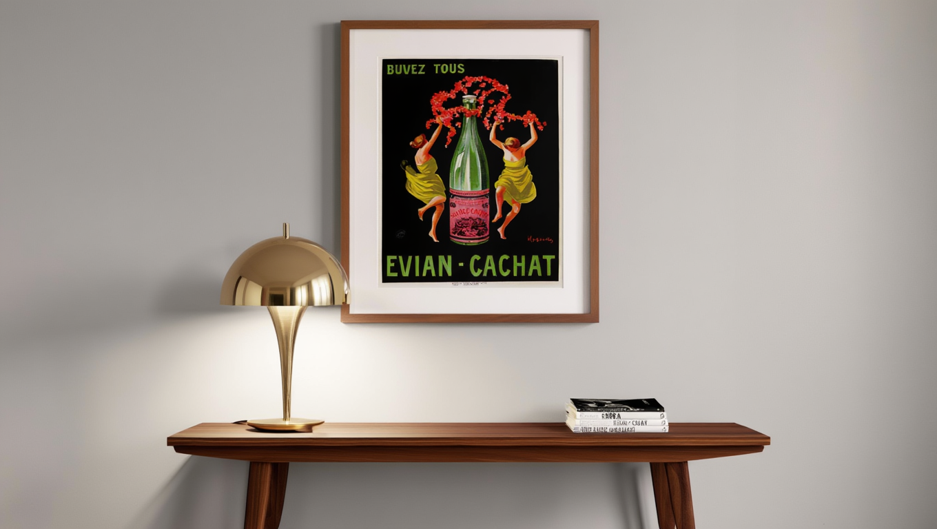 Leonetto Cappiello  - Buvez tous Evian-Cachat Poster