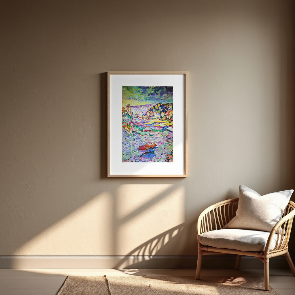 L'Estraque – Georges Braque (1906) | Paysage cubiste primitif