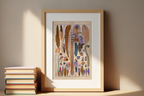 Vintage Plumes (Feathers) by Adolphe Millot – Ornithology Illustration Art Print - Hakyarts