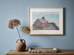 The Customs Hut – Claude Monet Poster | Impressionist Coastal Art Print