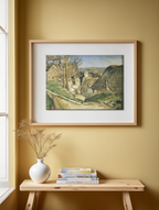 La Maison du Pendu, Auvers-sur-Oise – Paul Cézanne Poster | Post-Impressionist Landscape Art Print
