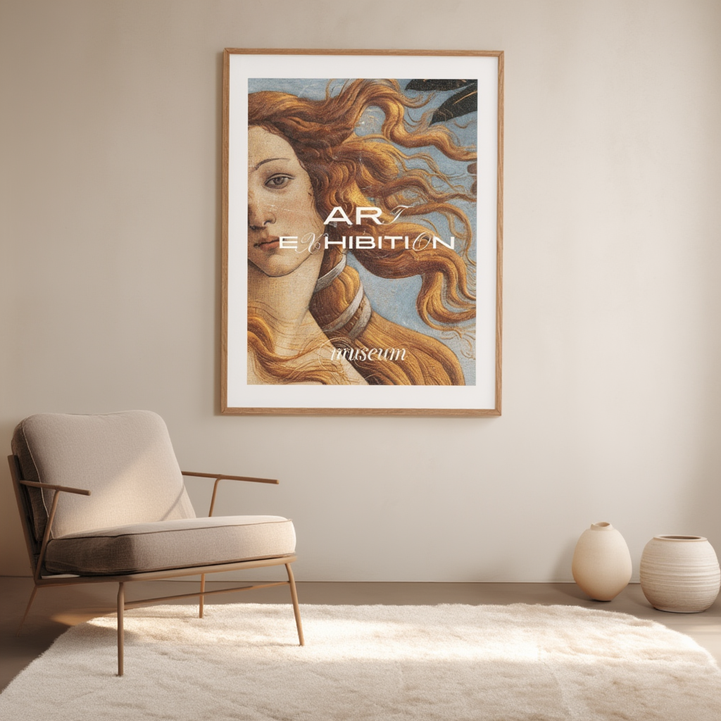 Contemporary Art Exhibition Poster – Modern Wall Art Print for Creative Spaces