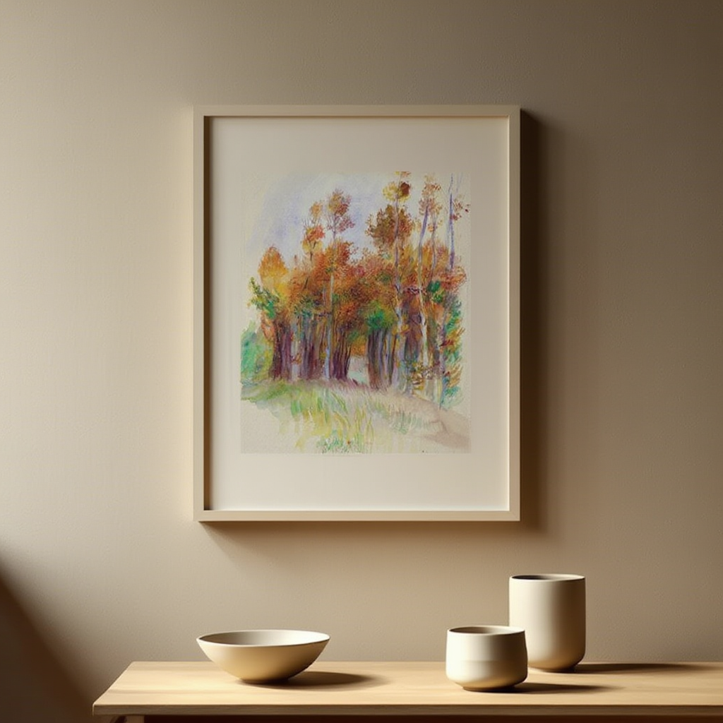 Auguste Renoir - Grove of Trees Poster