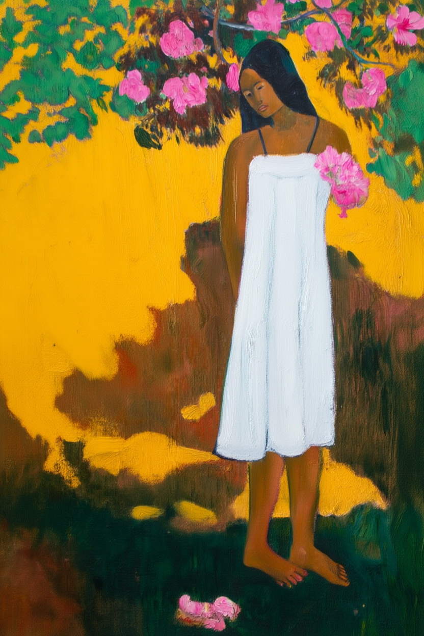 Gauguin Bold Colors & Forms – 4 Prints Mix & Match Paradise Scenes