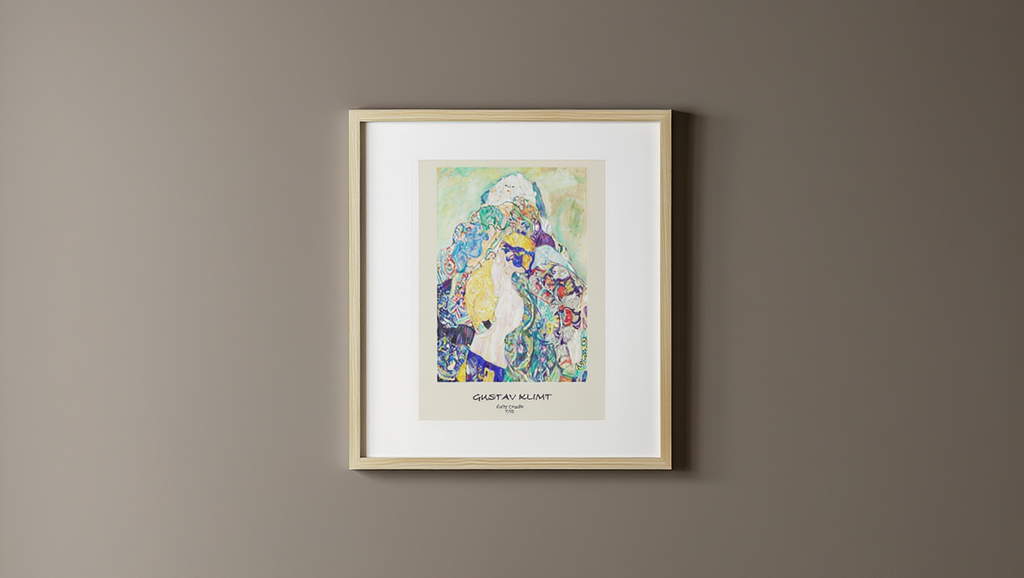 Gustav Klimt - Baby Cradle Poster