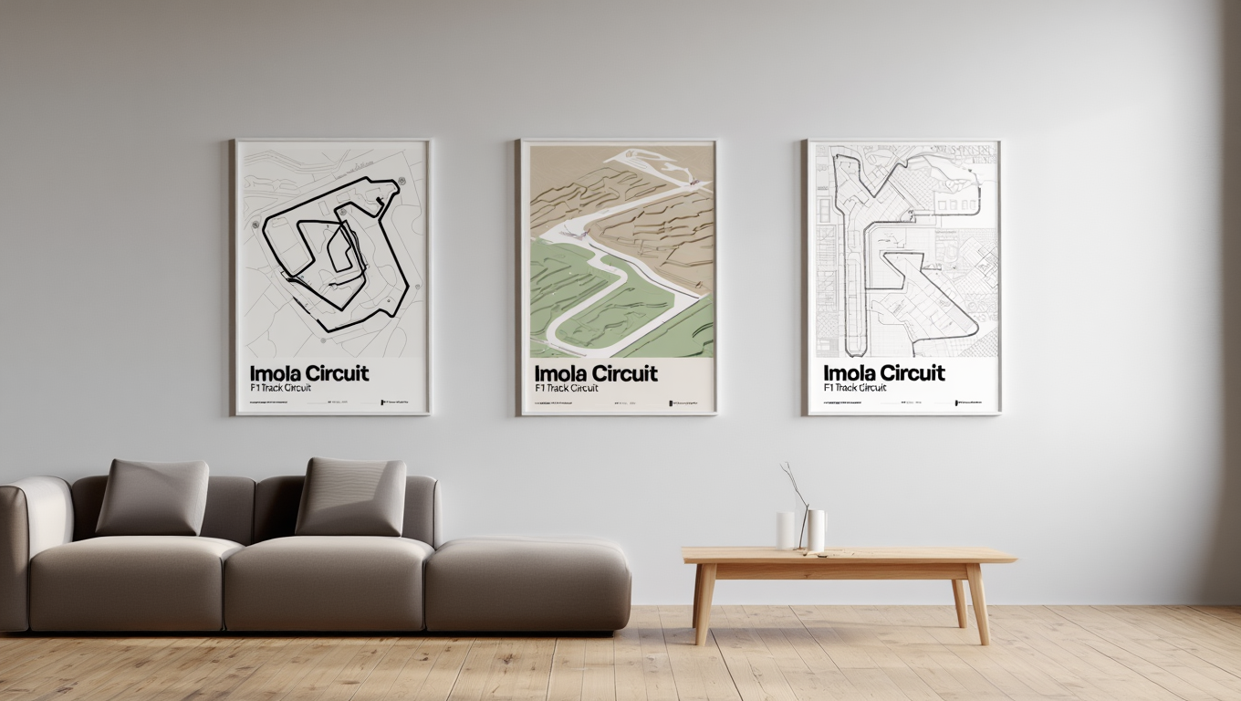 F1 Imola Nordic Circuit – Version 1 – Set of 3