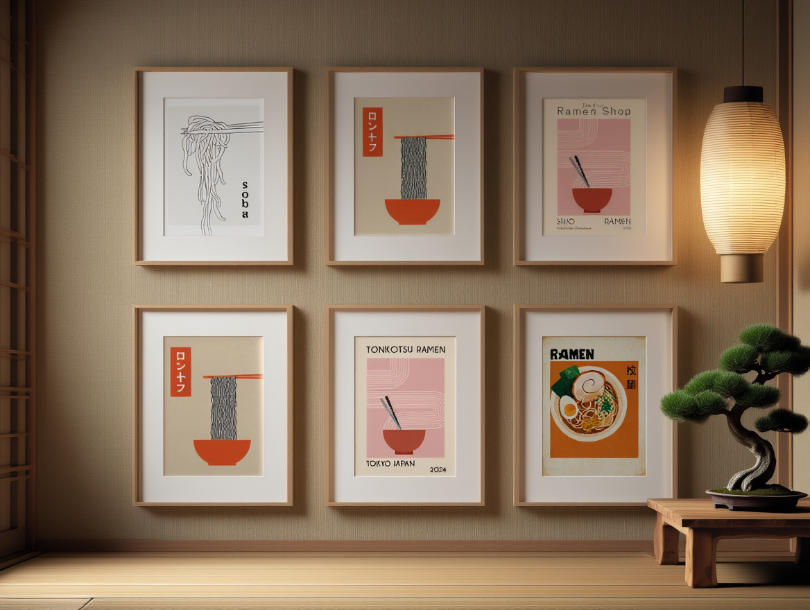 Japanese 5 Prints – Mix & Match Collection