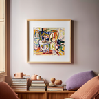 Interior by Henry Lyman Saÿen – American Impressionist Interior Art Print - Hakyarts