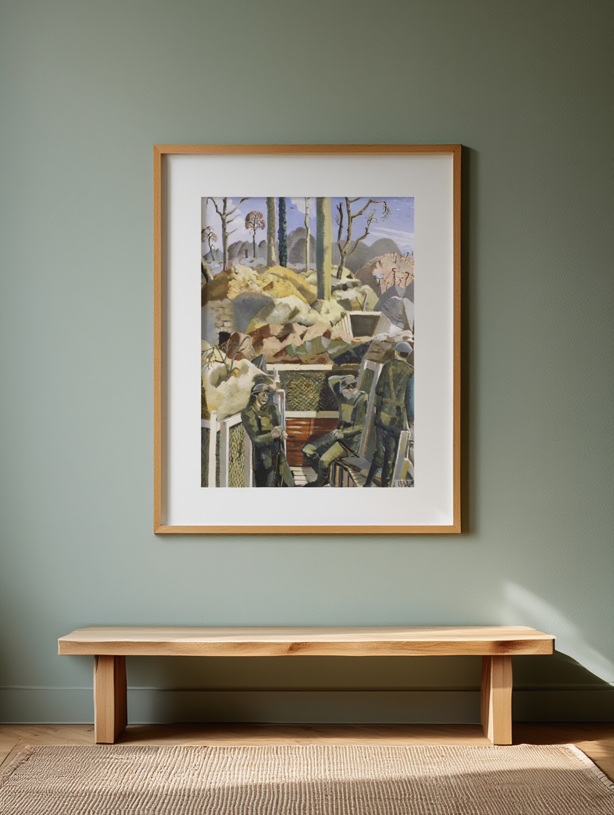 Paul Nash - Spring in the Trenches 'Ridge Wood'