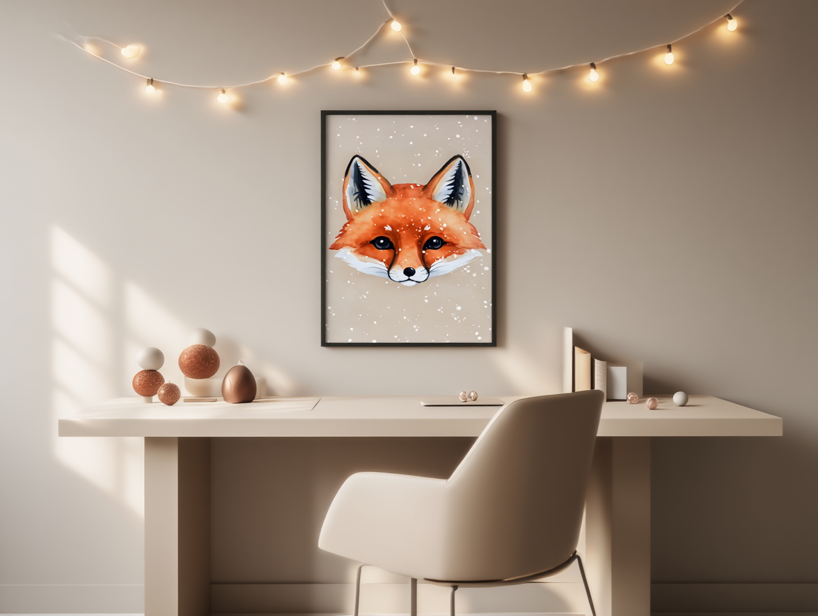 Winter Fox – Art Print