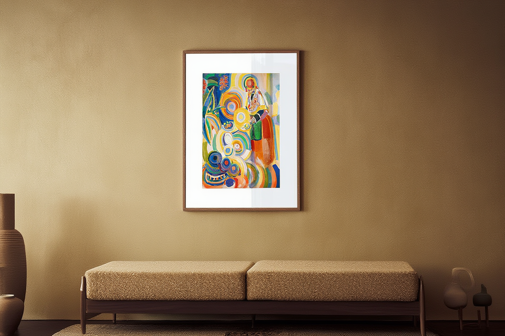 Robert Delaunay - Femme portugaise | HakyArts