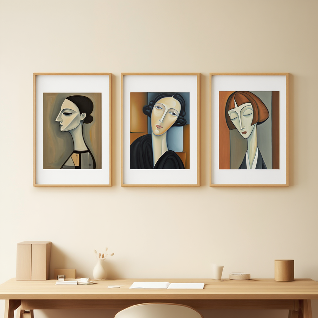 Modigliani Quiet Elegance – Fine Art Portrait Prints