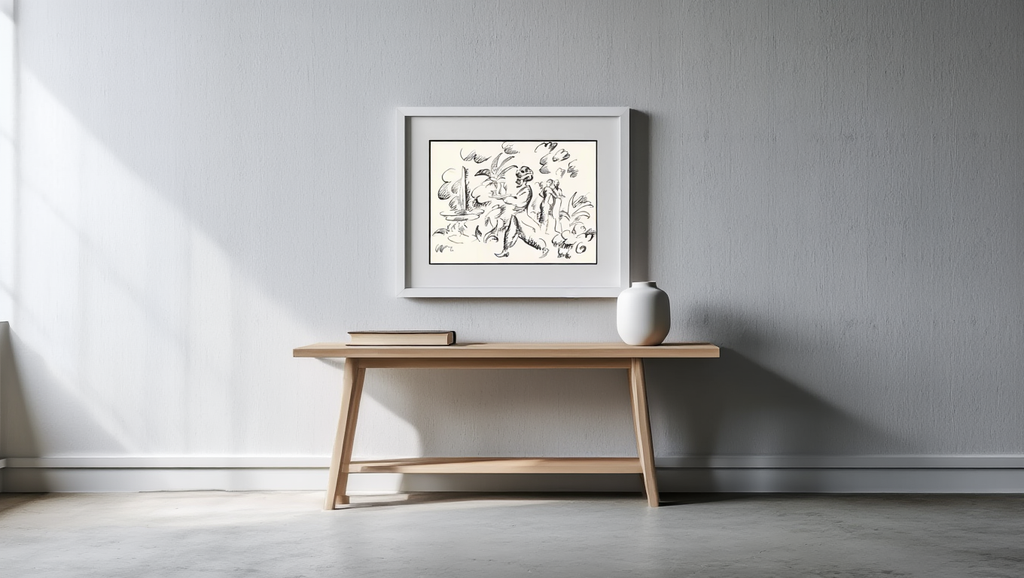 August Macke - Scene from 1001 Nights