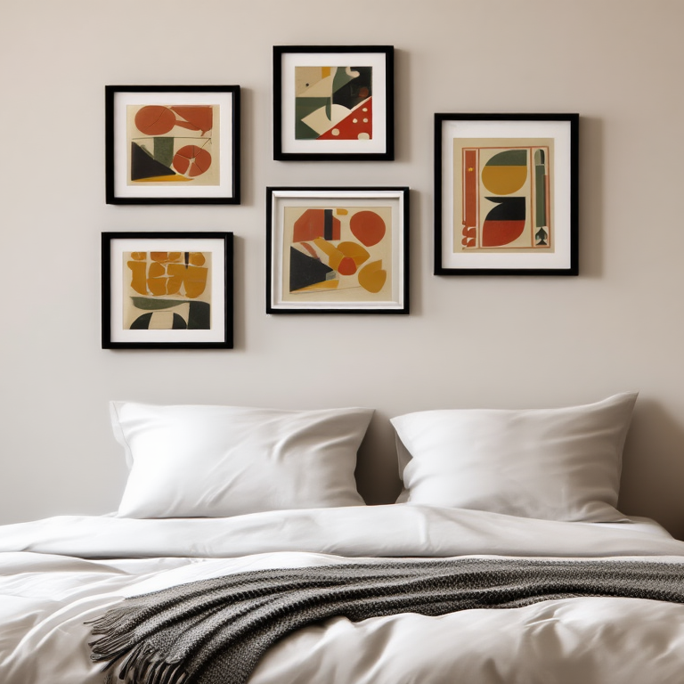 Geometric Classics – 5-Piece Vintage Wall Art Set
