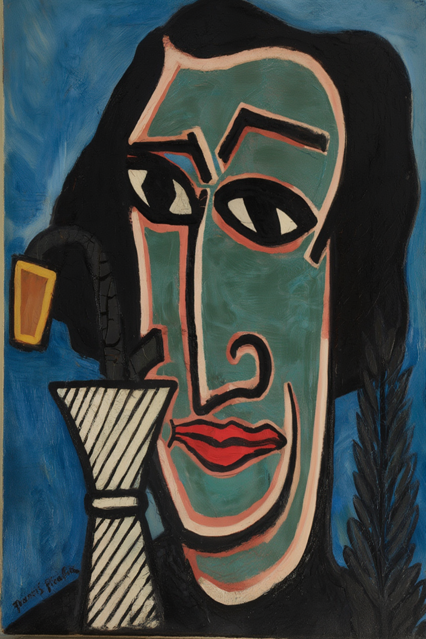 Poète espagnol by Francis Picabia (c. 1938–1939) – Surrealist/Modernist Art Print