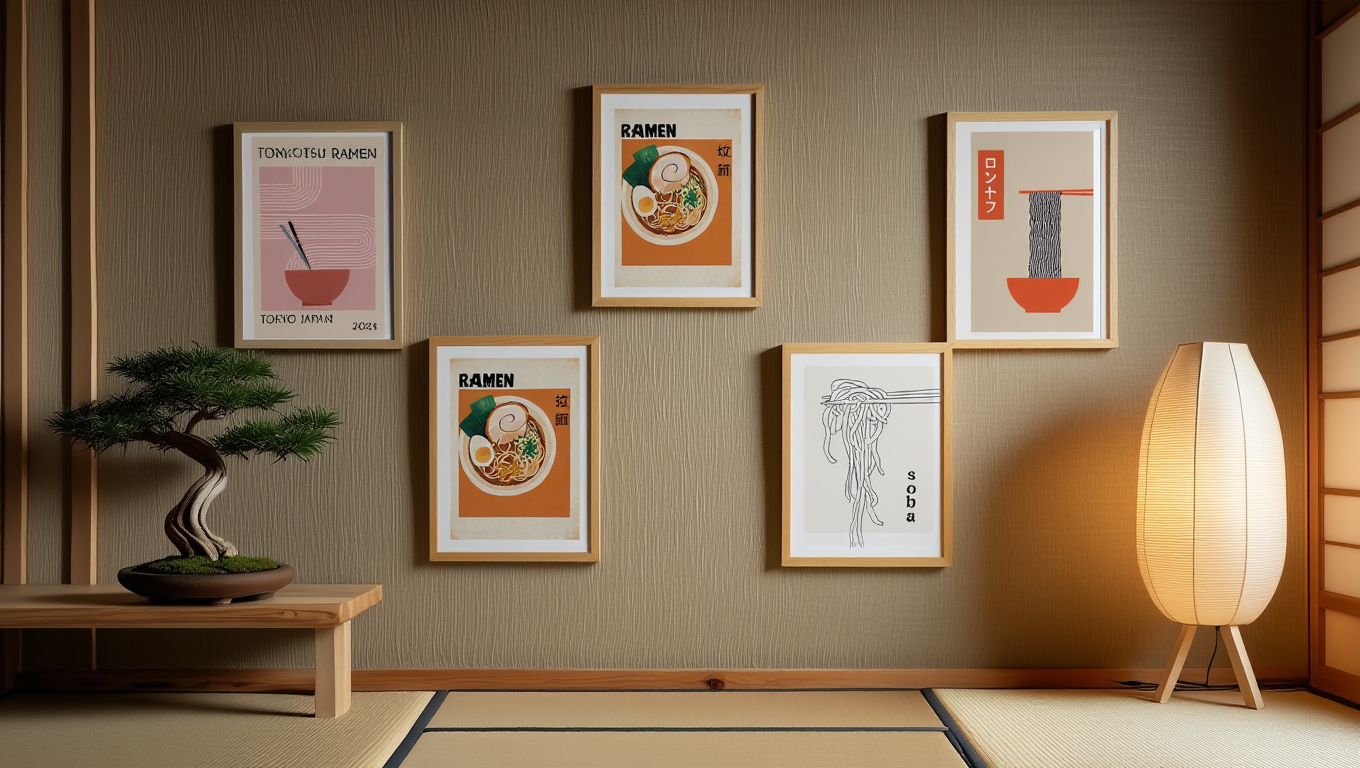 Japanese 5 Prints – Mix & Match Collection