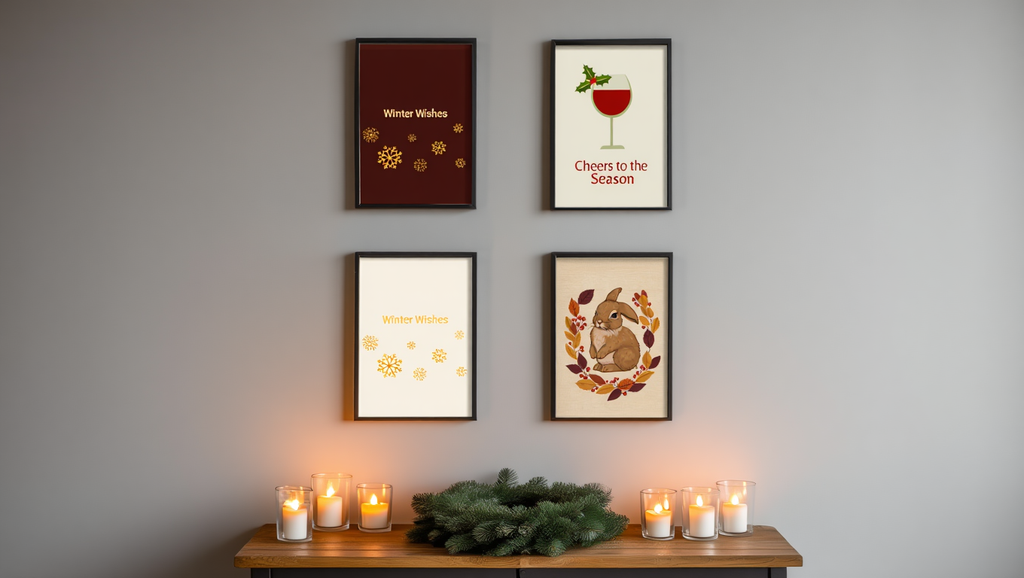 Festive Cheer – 4 Christmas Prints