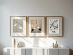 Kamisaka Sekka – Moonlit Water Garden | 3 Prints Mix & Match - Hakyarts