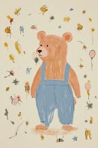 Set of 4 Cool Kids Illustration Prints – Playful Modern Wall Art for Children’s Rooms - Hakyarts