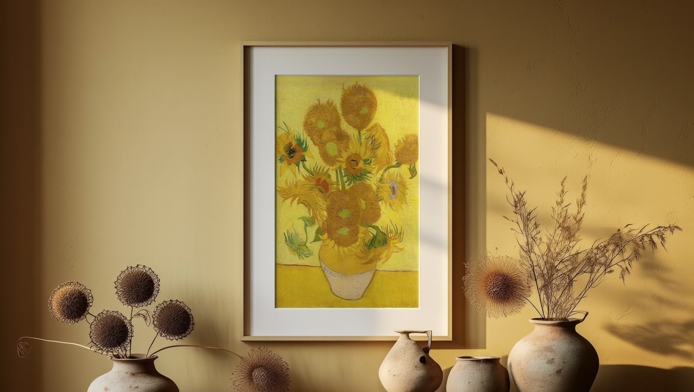 Vincent Van Gogh – Sunflowers | Vibrant Post-Impressionist Floral Art Print