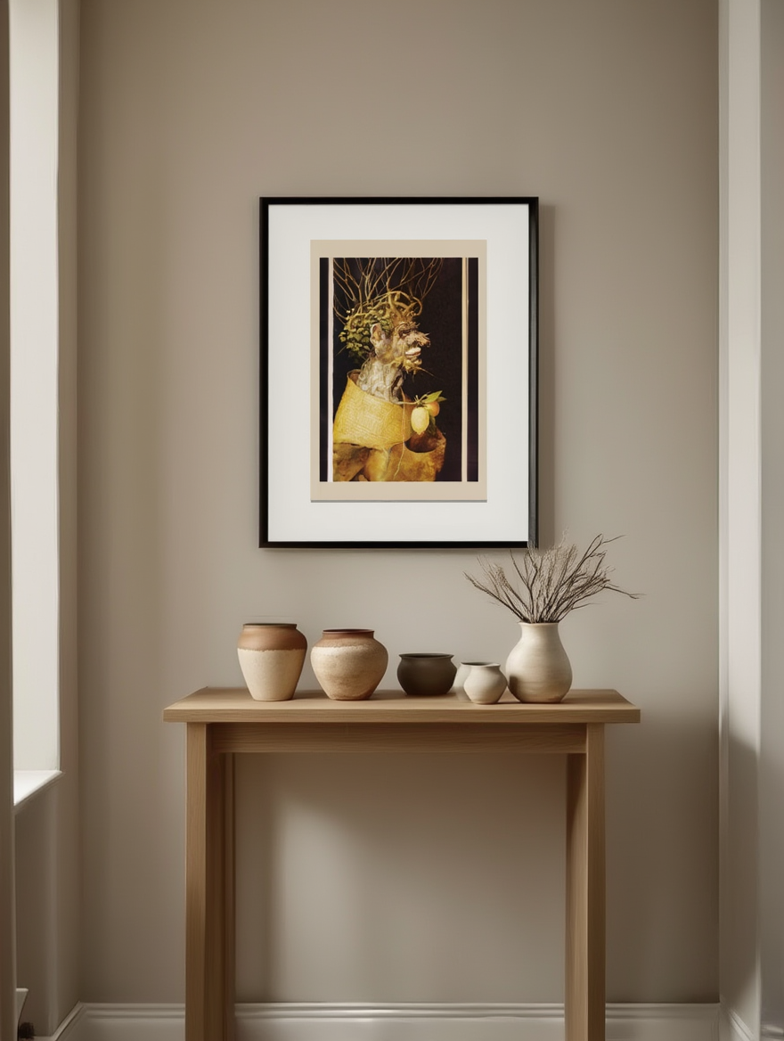 Winter (1573) by Giuseppe Arcimboldo – Vintage Italian Mannerist Art Print