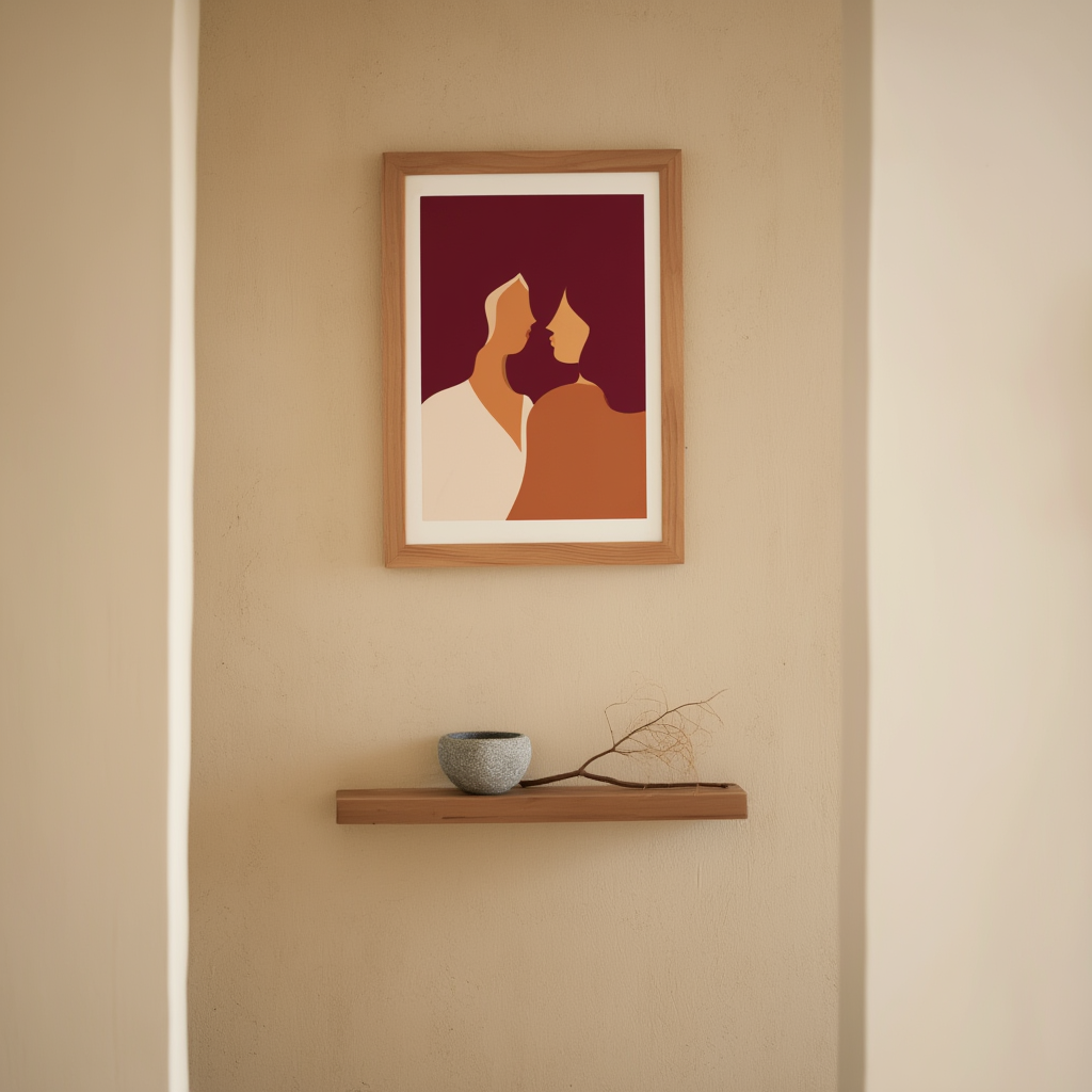 Planes of Light and Shadow – Minimalist Abstract Art Print for Modern Spaces