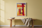 Tyrkisk Café – August Macke Plakat | Vintage Ekspressionistisk Kunsttryk