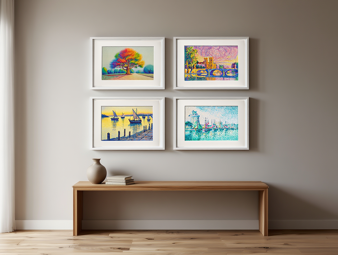 Paul Signac – Mediterranean Light Quartet (4 Prints Mix & Match)