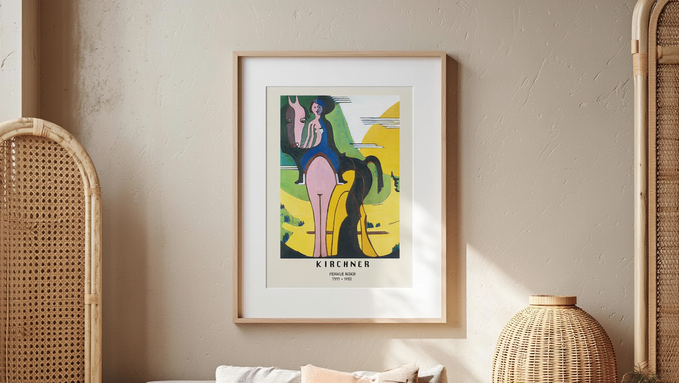 Ernst Ludwig Kirchner - Female Rider Poster