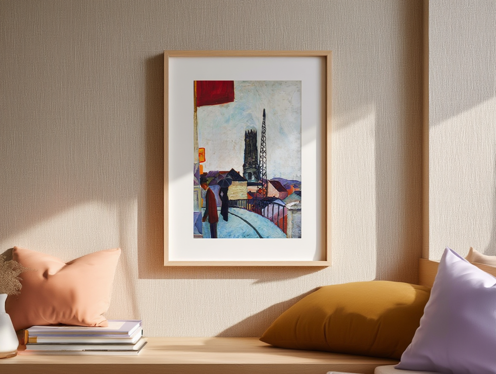 August Macke - Cathédrale de Fribourg en Suisse | HakyArts