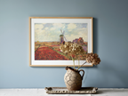 Tulip Fields in Holland – Claude Monet Poster | Impressionist Nature Art Print - Hakyarts