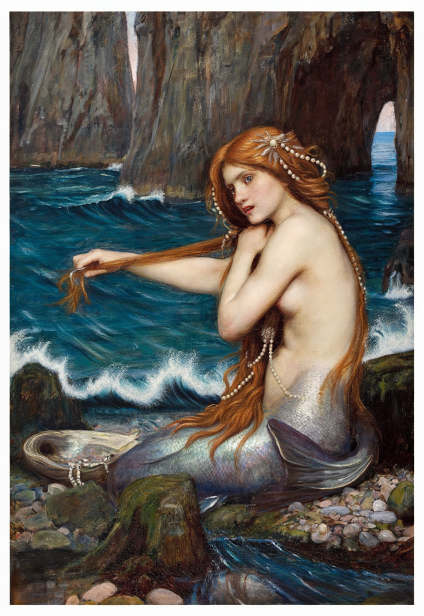 A Mermaid - John William Waterhouse