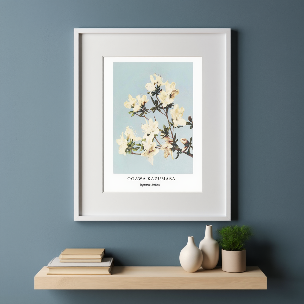 Ogawa Kazumasa – Lotus Flowers, circa 1887