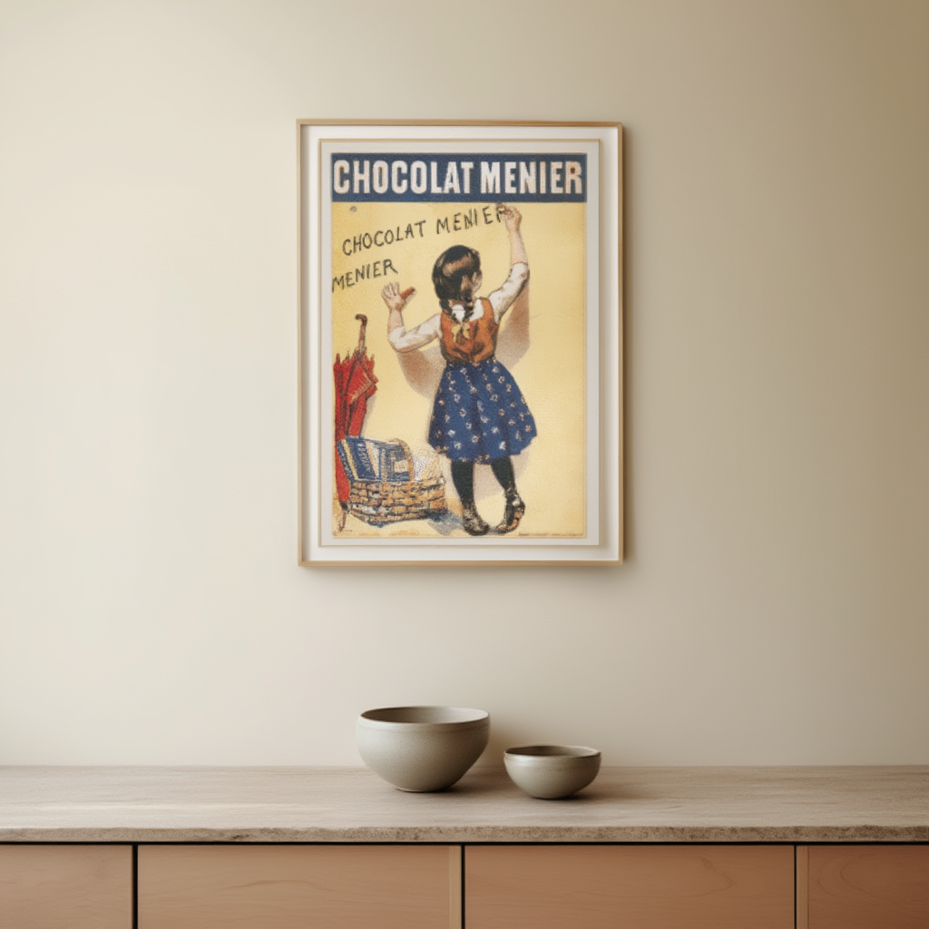 Firmin Bouisset – Affiche Vintage Chocolat Menier