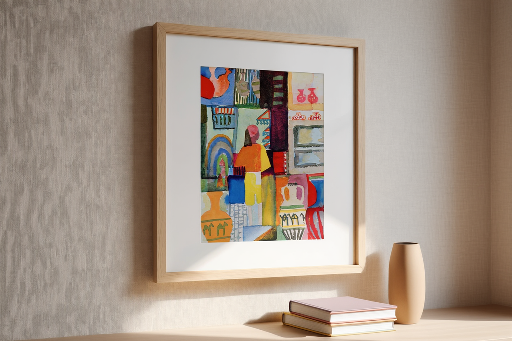 August Macke – Marchand de cruches | HakyArts