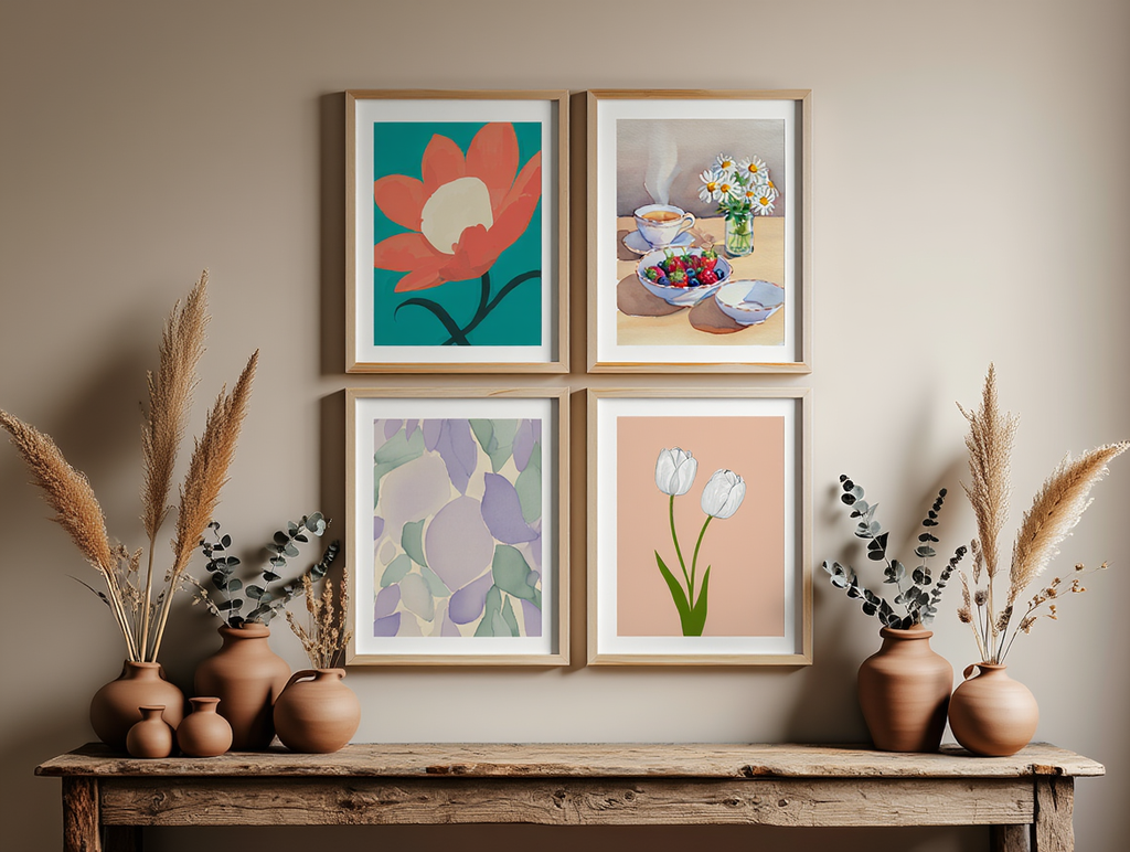 Brown & Earthy Florals – 7 Prints Mix & Match Collection