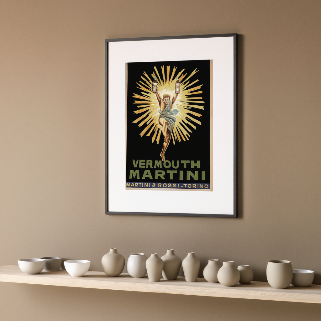 Vermouth Martini by Leonetto Cappiello – Vintage Advertising Art Print