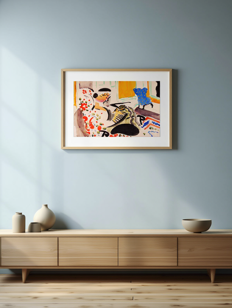 Henry Lyman Saÿen - Calligraphic Interior