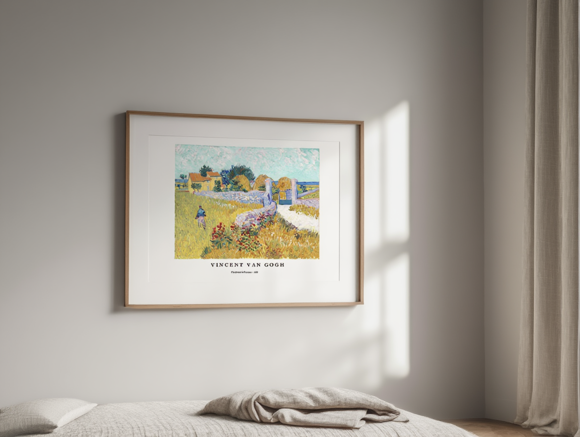 Vincent Van Gogh - Farmhouse in Provence Poster