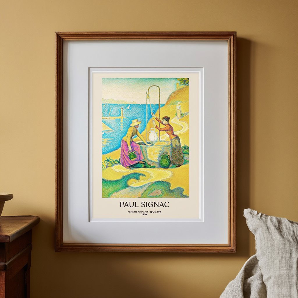 Paul Signac – Femmes Aux Puits – Iconic Neo-Impressionist Art Print