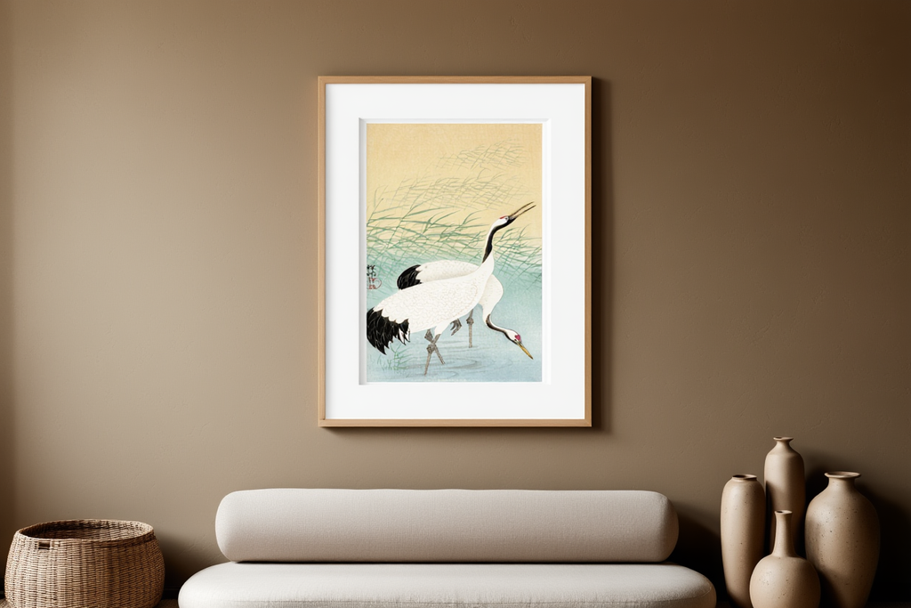 Ohara Koson - Two Cranes