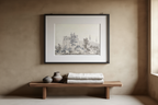 Buildings Overlooking Water, near Naples by J.M.W. Turner – Landscape Art Print
