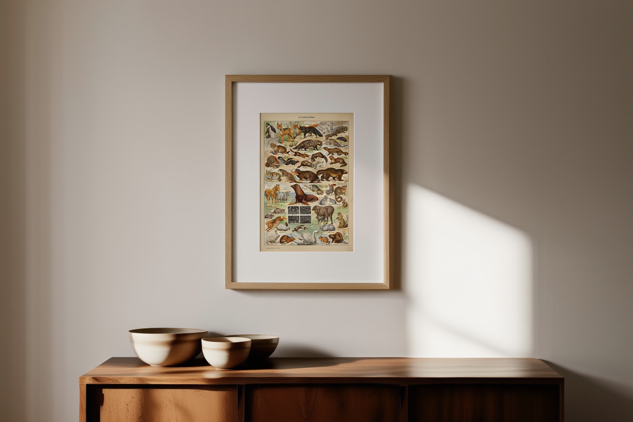 Adolphe Millot - Fourrures Poster