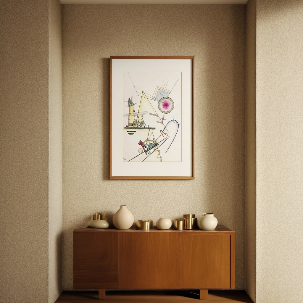 Delicate Soul – Wassily Kandinsky Poster | Abstract Modernist Art Print