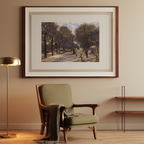 Champs-Élysées by Jean-François Raffaëlli – Historic Paris Street Scene Art Print