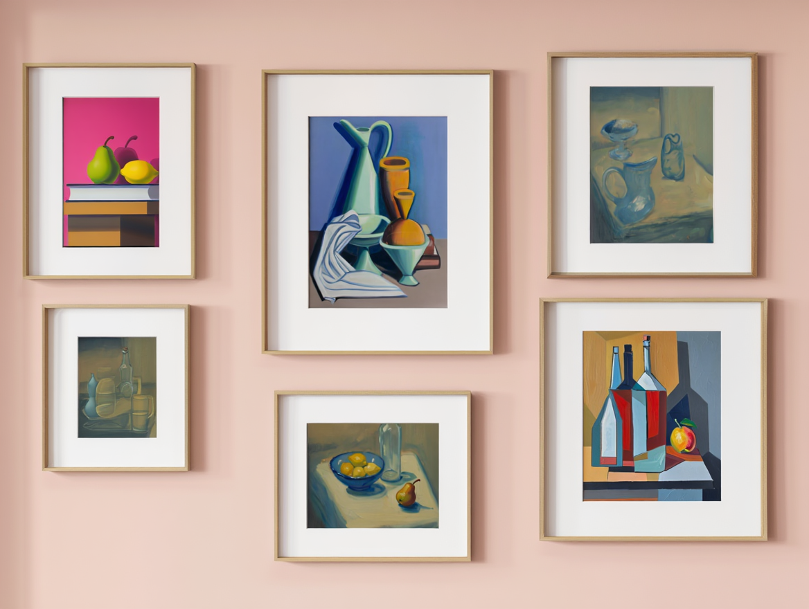 Lundstrøm Contemporary Still Life Quartet – Mix & Match - 5 Prints