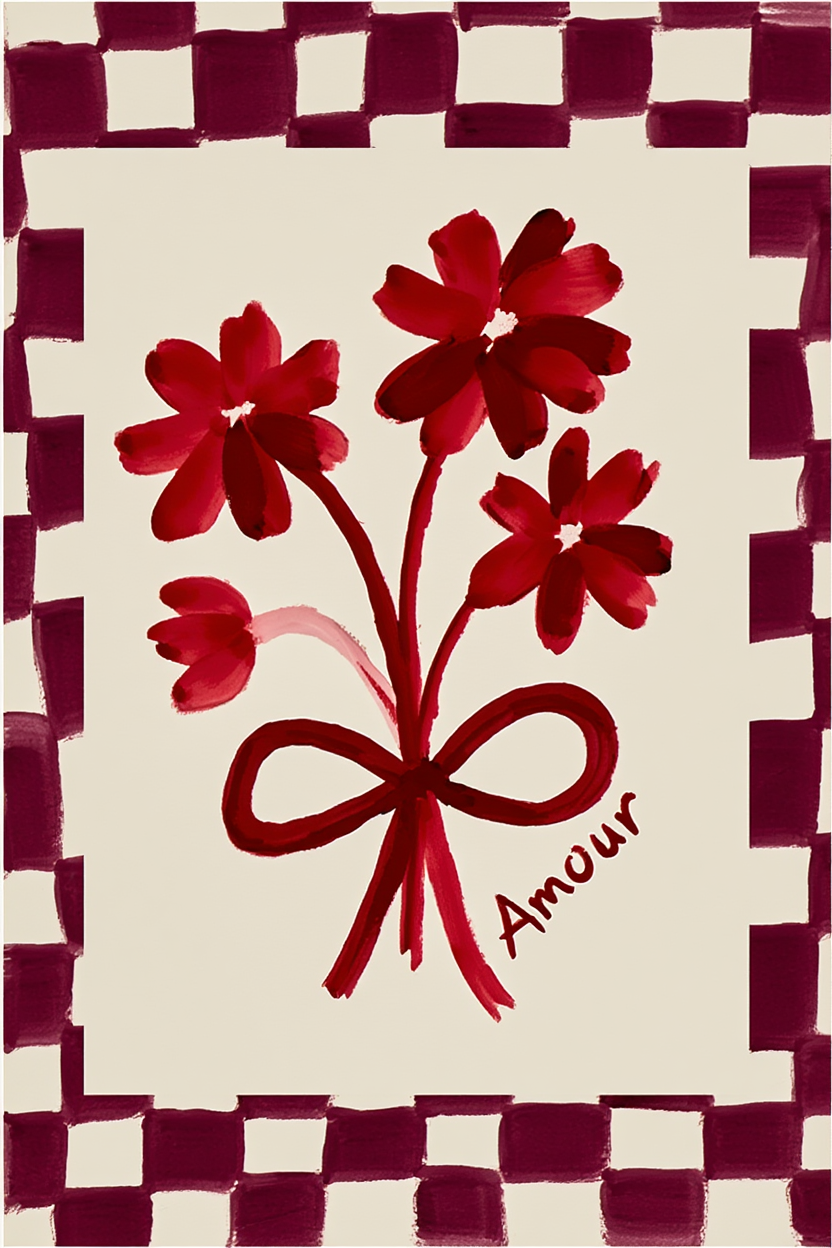 Golden Garden – Modern Botanical Print