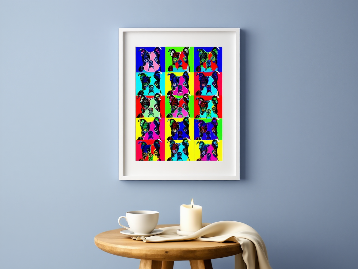 Andy Warhol Style - Dog Art Poster